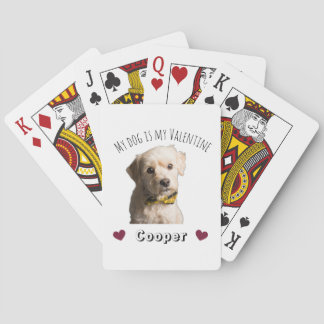 My Dog Is My Valentine – Personalized Pet Playing Cards
