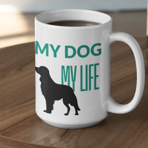 My Dog my Bro with a Dog in a Shadow Coffee Mug