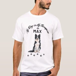 "My Dog, My Therapist – Wear Your Pawsitive Vibes T-Shirt