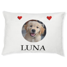 My Dog Personalized Photo & Name Dog Bed