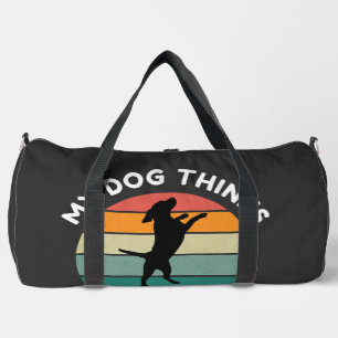 My Dog Thinks I�m a Big Deal - Funny Dog Design Duffle Bag