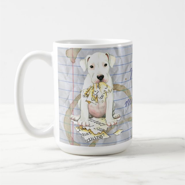 My Dogo Ate My Lesson Plan Coffee Mug (Left)