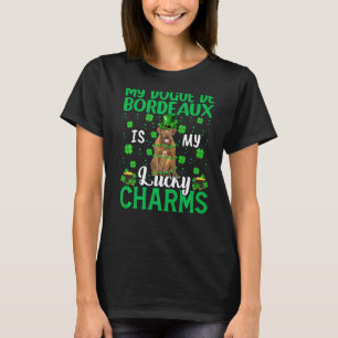 My Dogue De Bordeaux Is My Lucky Charms Dog St Pat T-Shirt