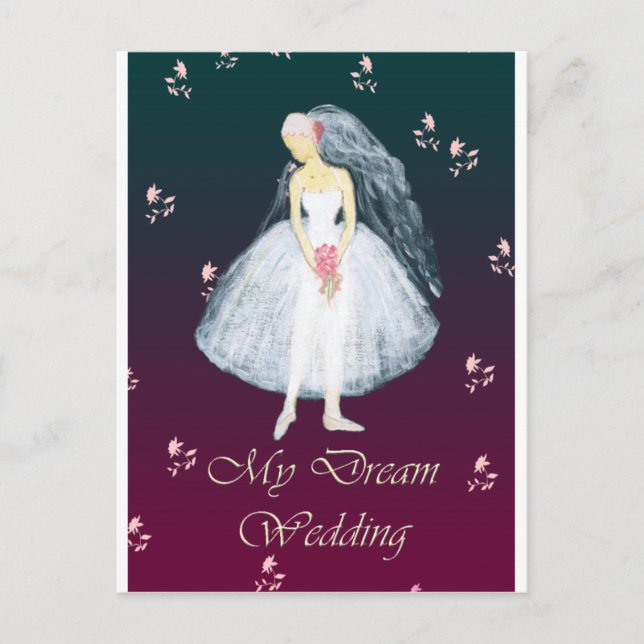 My dream wedding postcard (Front)