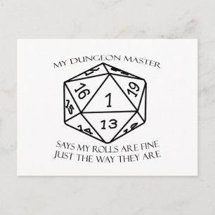 My Dungeon Master Postcard
