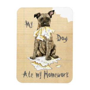 My Dutch Shepherd Ate My Homework Magnet