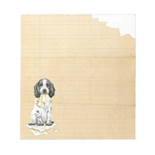 My English Cocker Ate My Homework Notepad