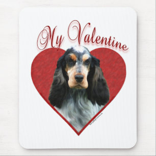 My English Cocker Spaniel Valentine Mouse Pad