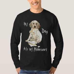 My English Setter Ate My Homework T-Shirt