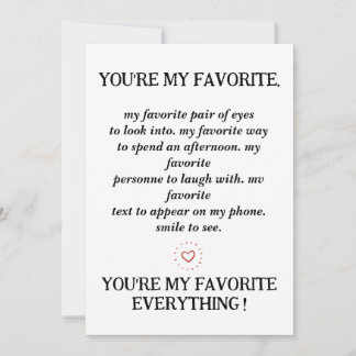 My Everything: A Heartfelt Card for All Occasions