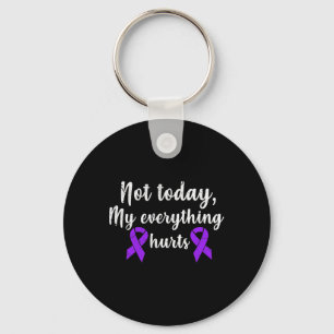 My Everything Hurts Fibro Chronic Pain Grunge  Key Ring