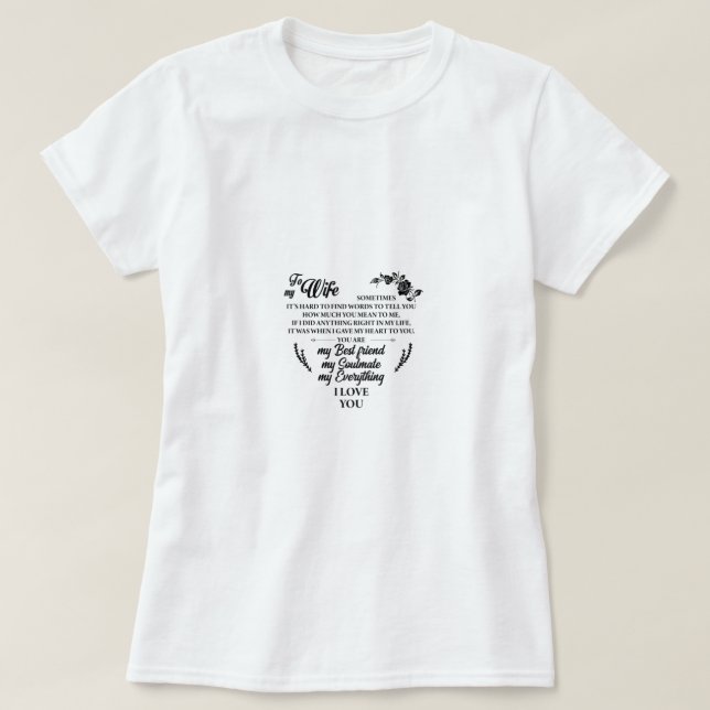 My everything i love you shirt (Design Front)