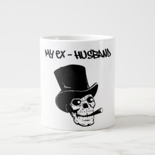 "MY EX-HUSBAND" SKULLHEAD LARGE COFFEE MUG