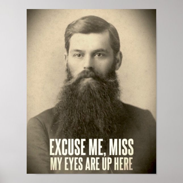 My eyes are up here… poster (Front)