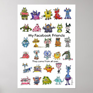 My Facebook Friends Poster