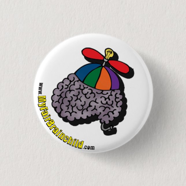 My Fair Brainchild Pin (Front)