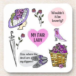 My Fair Lady Vintage Style Broadway Musical Coaster