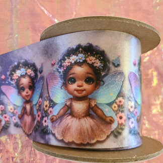 My Fairy Princess With Wings Satin Ribbon