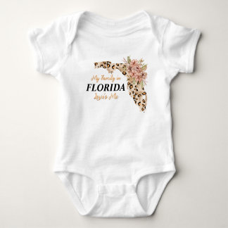 My Family in Florida Loves me Baby Bodysuit
