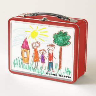 My Family Metal Lunch Box