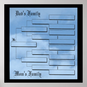 My Family Tree 24"x24" Poster