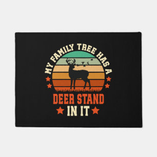 My Family Tree Has A Deer Stand In It Doormat