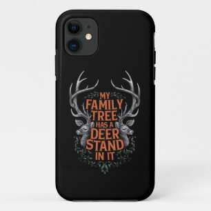 My Family Tree Has A Deer Stand In It Hunting Case-Mate iPhone Case