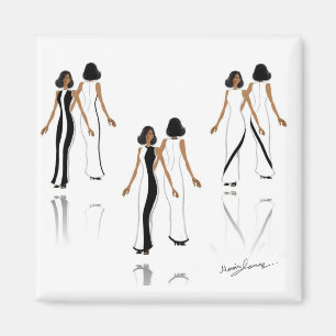 My Fashion Art - Square Magnet