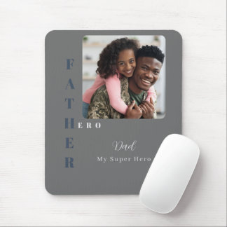My Father, My Super Hero Mouse Pad