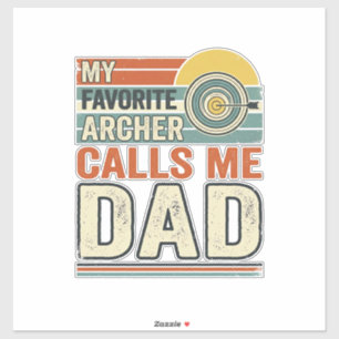 My Favorite Archer Calls Me Dad Vintage Design_1