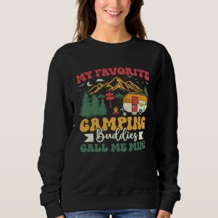 My Favorite Camping Buddies Call Me Mimi Groovy Ca Sweatshirt