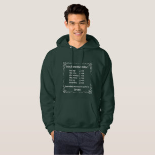 My favorite color is green hoodie