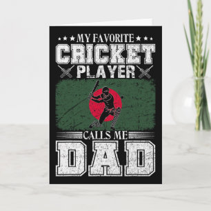 My Favorite Cricket Player Calls Me Dad Ngladesh F Card