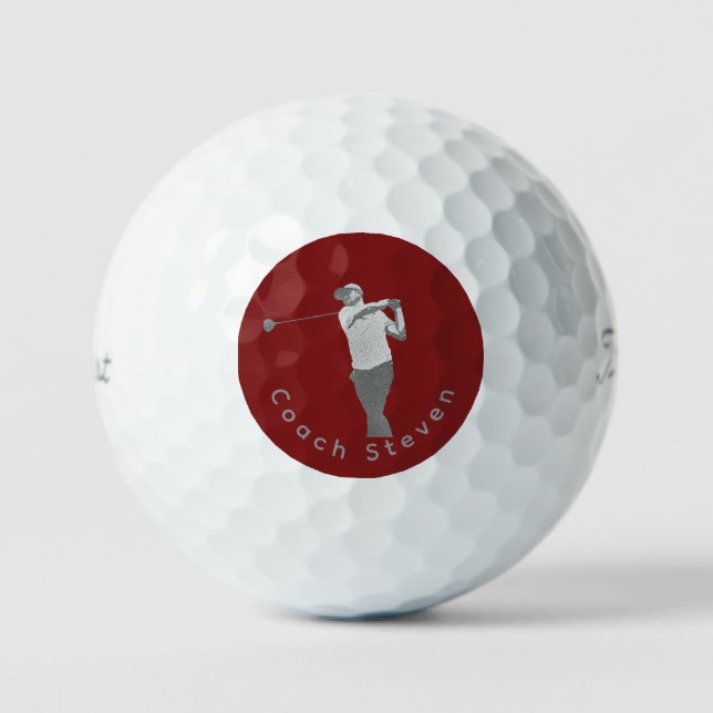 My Favorite Golf Coach Golf Balls (Front)