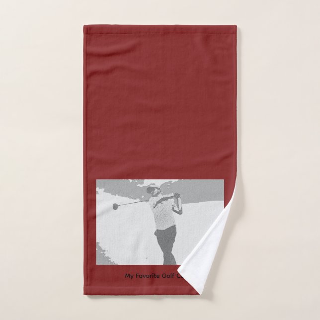 My Favorite Golf Coach Hand Towel (Hand Towel)