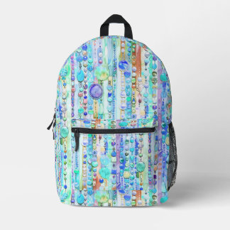 My Favorite Necklaces 02 Printed Backpack