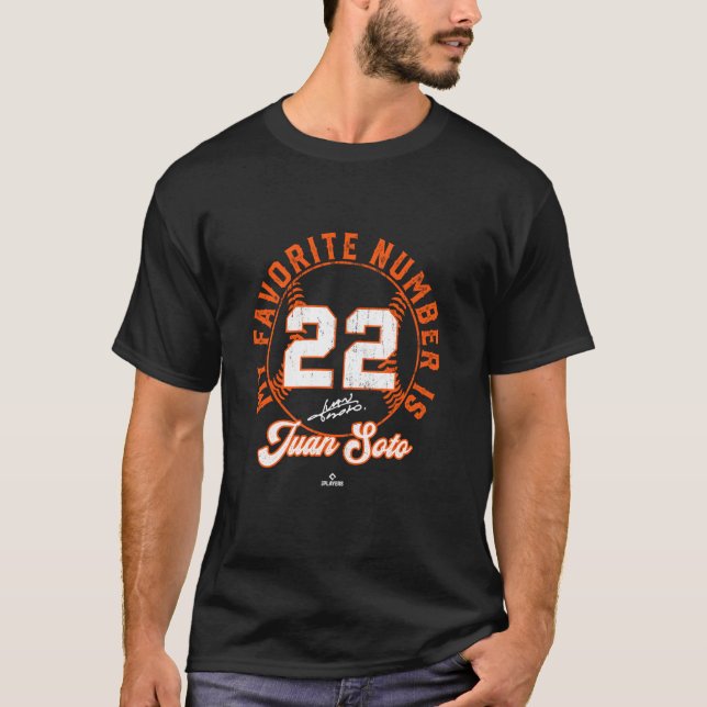 My Favorite Number is 22 Juan Soto New York Baseba T-Shirt (Front)