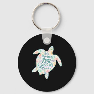 My Favorite People Call Me Grandma Funny Mothers D Key Ring