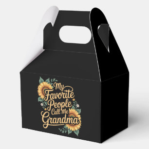 My Favorite People Call Me Grandma Mother's Day Favour Box