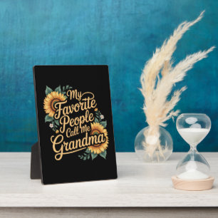 My Favorite People Call Me Grandma Mother's Day Plaque