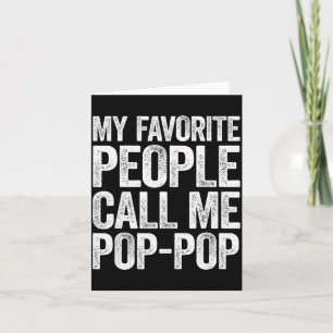 My Favorite People Call Me P-p Shirt Men Fathers D Card