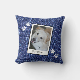 My Favorite Pet! Customize w/ Pet Photo & Name Cushion