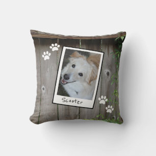 My Favorite Pet! Customize w/ Pet Photo & Name Cushion