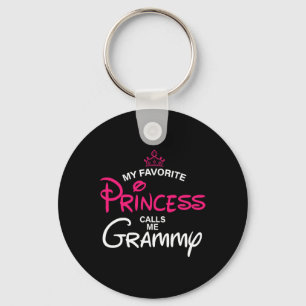 My Favorite Princess Calls Me Grammy Daughter Fath Key Ring