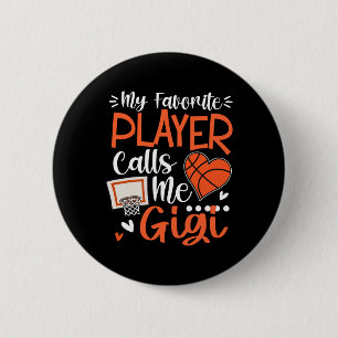 My Favorite Sketll Player Calls Me Gigi  6 Cm Round Badge