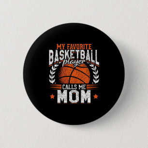 My Favorite Sketll Player Calls Me Mom Sketll 6 Cm Round Badge