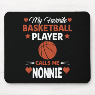 My Favorite Sketll Player Calls Me Nonnie Mouse Pad