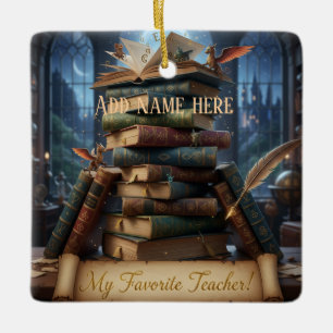 My Favorite Teacher - Personalized Keepsake Ceramic Ornament