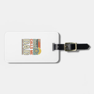 My Favourite Archer Calls Me Dad Vintage Design_1 Luggage Tag