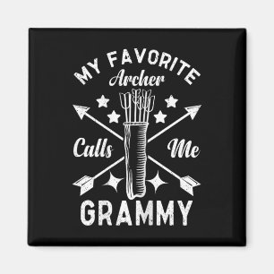 My Favourite Archer Calls Me Grammy Bow Hunting Ar Magnet